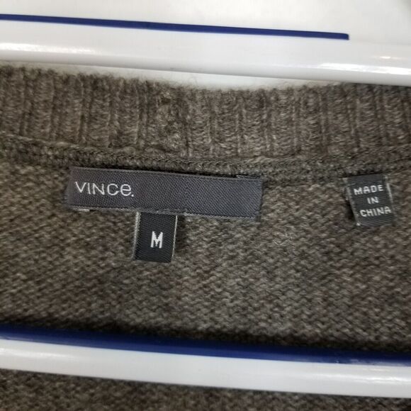 Vince Women Yak Wool Blend Oversized Rugby Stripe Crewneck Sweater Size M - Picture 3 of 5